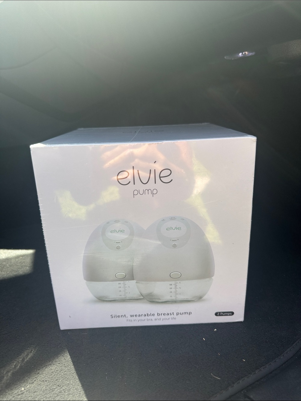 UNOPENED NWT Elvie Pump Silent Wearable Breast Pump - White (Twin Pack)